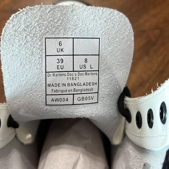 White lace up doc marten boots - Picture 4 of 5